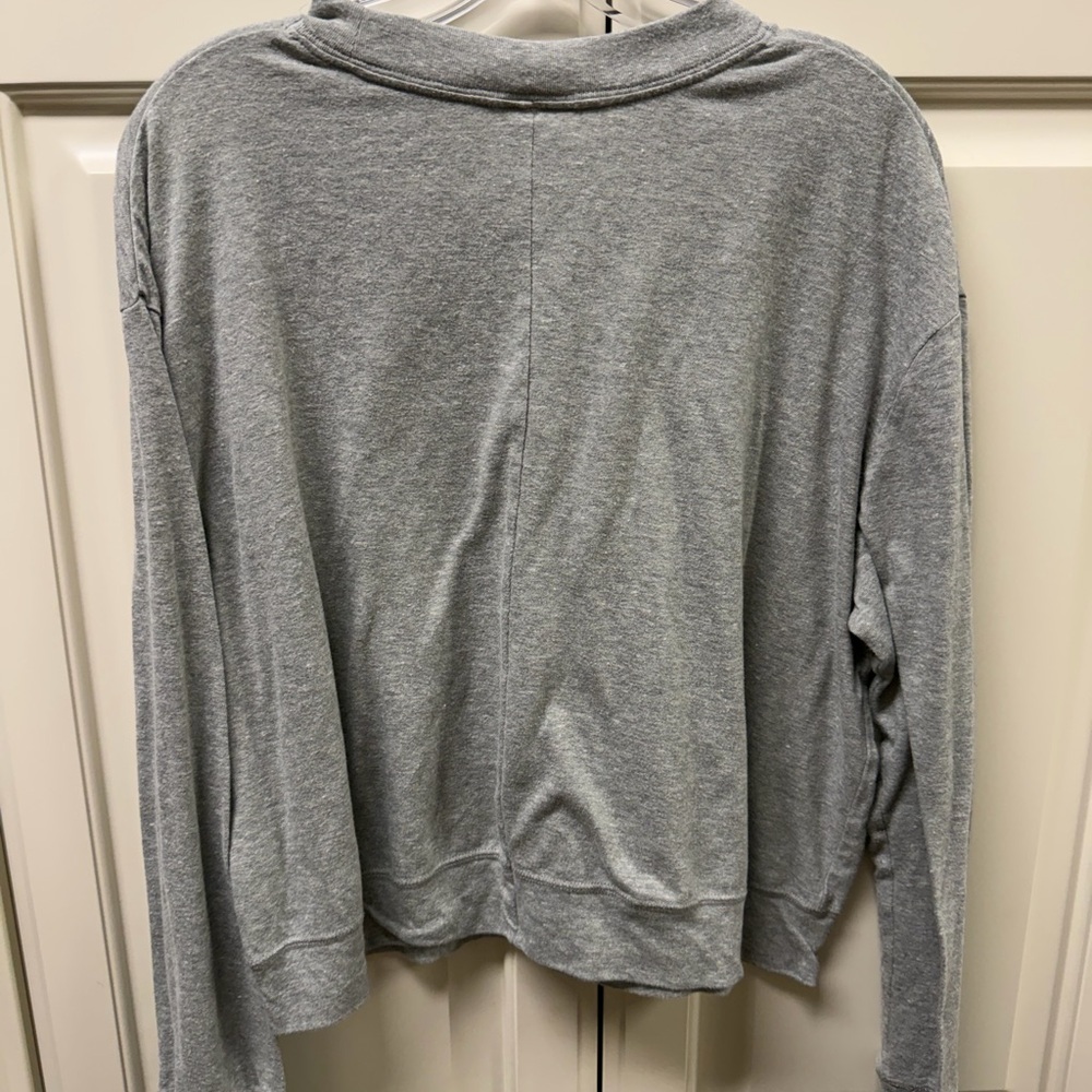 Nike Women's Gray Crewneck Sweatshirt - Picture 2 of 3